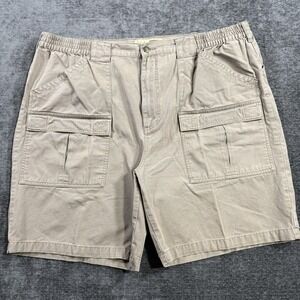 Cabela's Outdoors Men's Cargo Shorts Size‎ 46 "British Tan" 6 Pockets 100%Cotton